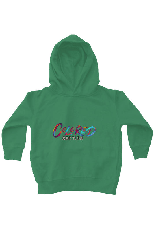 Baby Green Colored Sections kids fleece pullover h