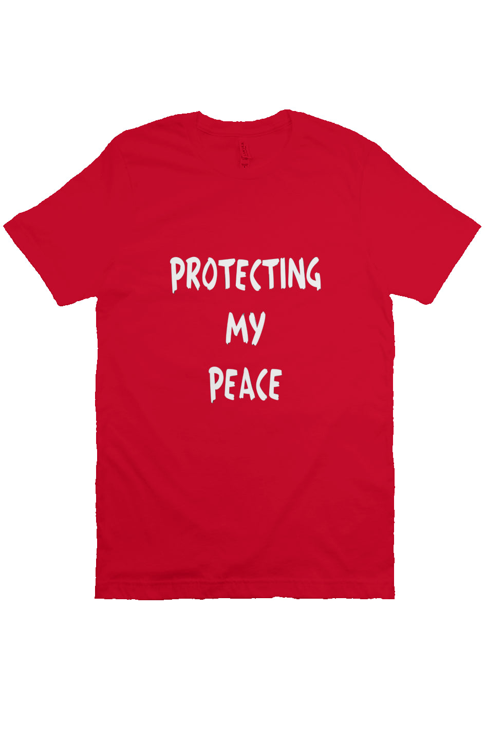 Red Protecting My Peace Tee
