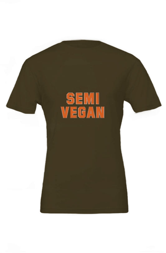 Brown Semi Vegan Tee