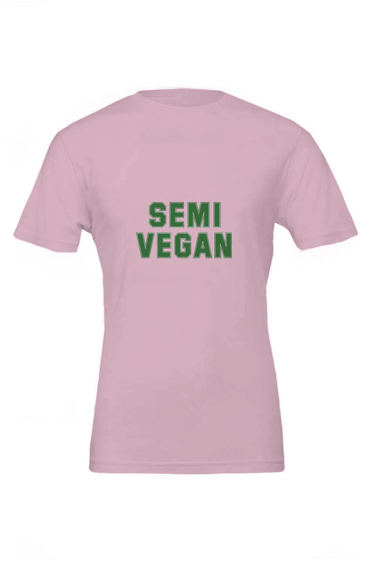 Pink Semi Vegan Tee