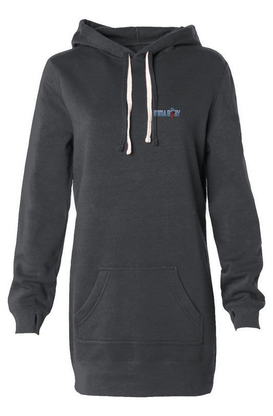 ImmaBaby Womens Hooded Sweatshirt Dress
