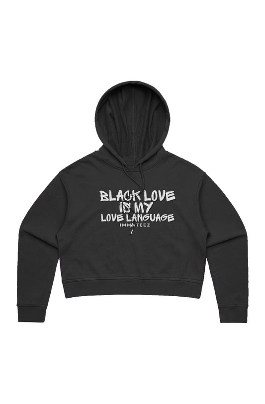 Black Love CROP HOOD