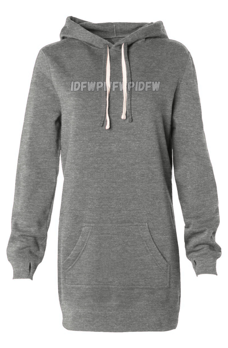 I Dont Fratanize Hooded Sweatshirt Dress