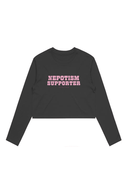 Neptosim Women's Crop Long Sleeve Tee