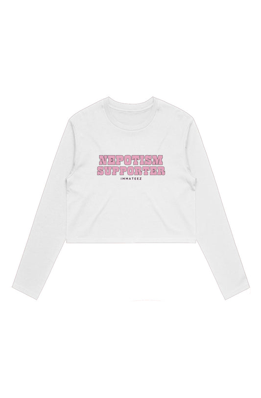 Neptosim Women's Crop Long Sleeve Tee